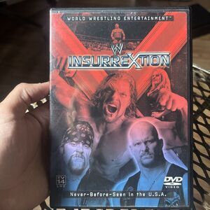 WWF Insurrextion 2002 WWE PPV Pay Per View Stone Cold Undertaker DVD Scratches